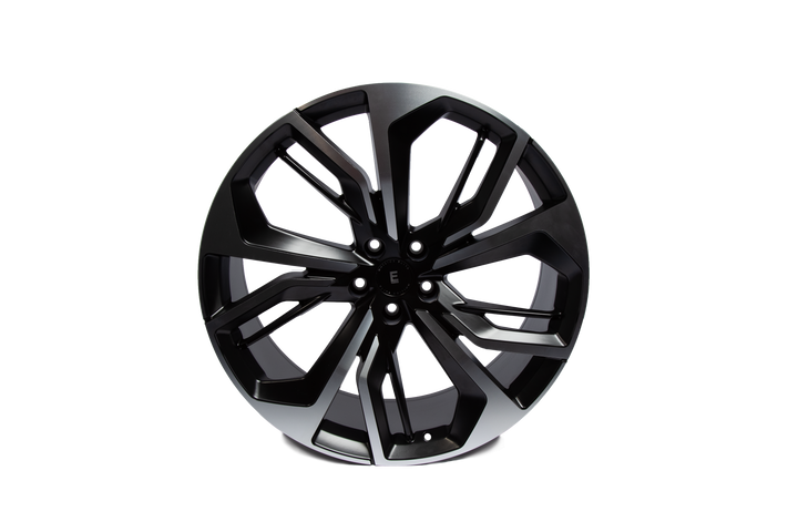 SET OF 4 22INCH RIMS ELITE EDITION 5X120 72.60 INNER MATTE GREY AND OUTER SILVER