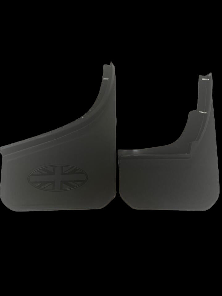 MUDFLAPS FOR LAND ROVER DEFENDER 130 2023+ WITH UNION JACKS L663 MUD GUARD SET