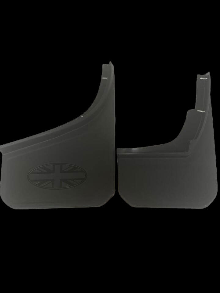 LAND ROVER DEFENDER MUDFLAPS 90 AND 110 2020-23 WITH UNION JACKS L663 MUD GUARD