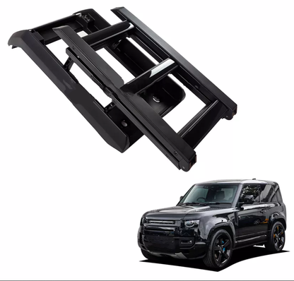 SIDE FOLDING ACCESS LADDER FOR LAND ROVER DEFENDER 2020-23 L663 BLACK OE STYLE