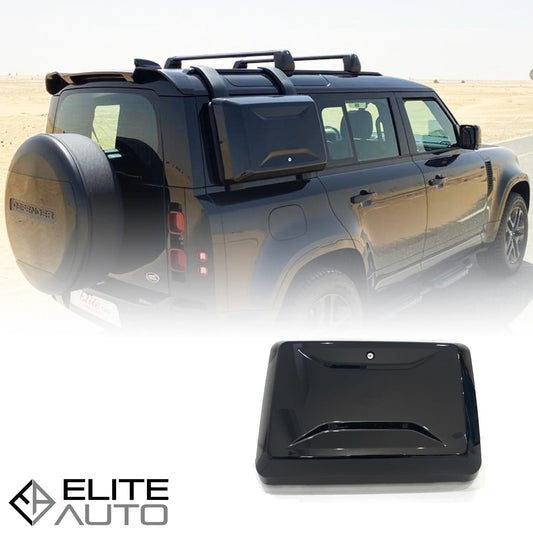 GLOSS BLACK TOOL BOX FOR LAND ROVER DEFENDER 90 + 110 2020-22 SIDE MOUNTED NEW